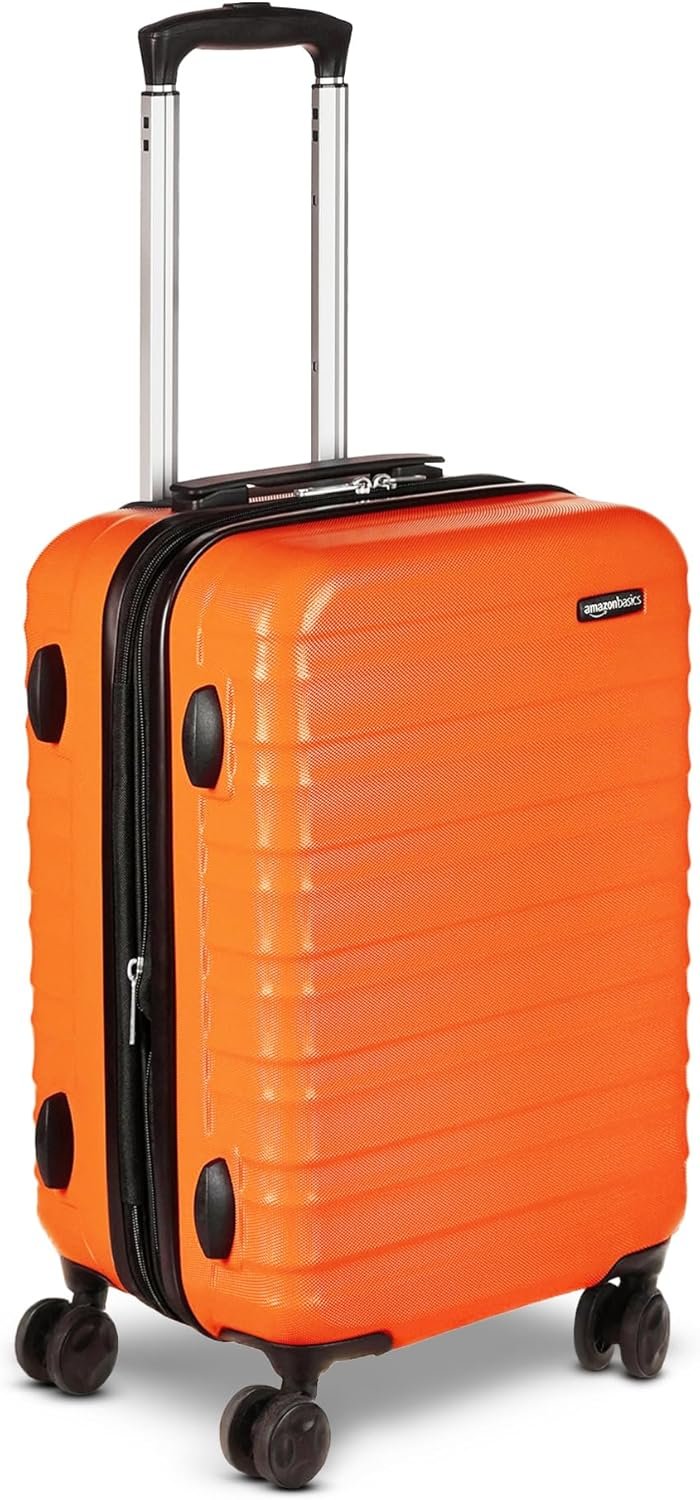 Amazon Basics 21 Inch Hardside Carry-On Luggage with Spinner Wheels