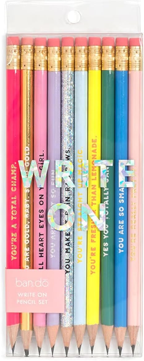 ban.do Write On Colorful Pencil Set of 10