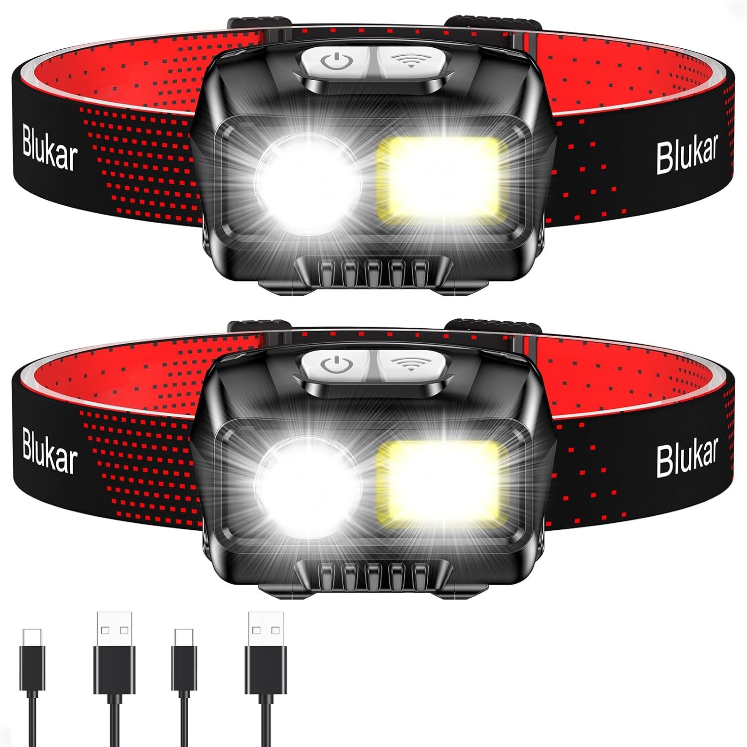 Blukar LED Headlamp Rechargeable