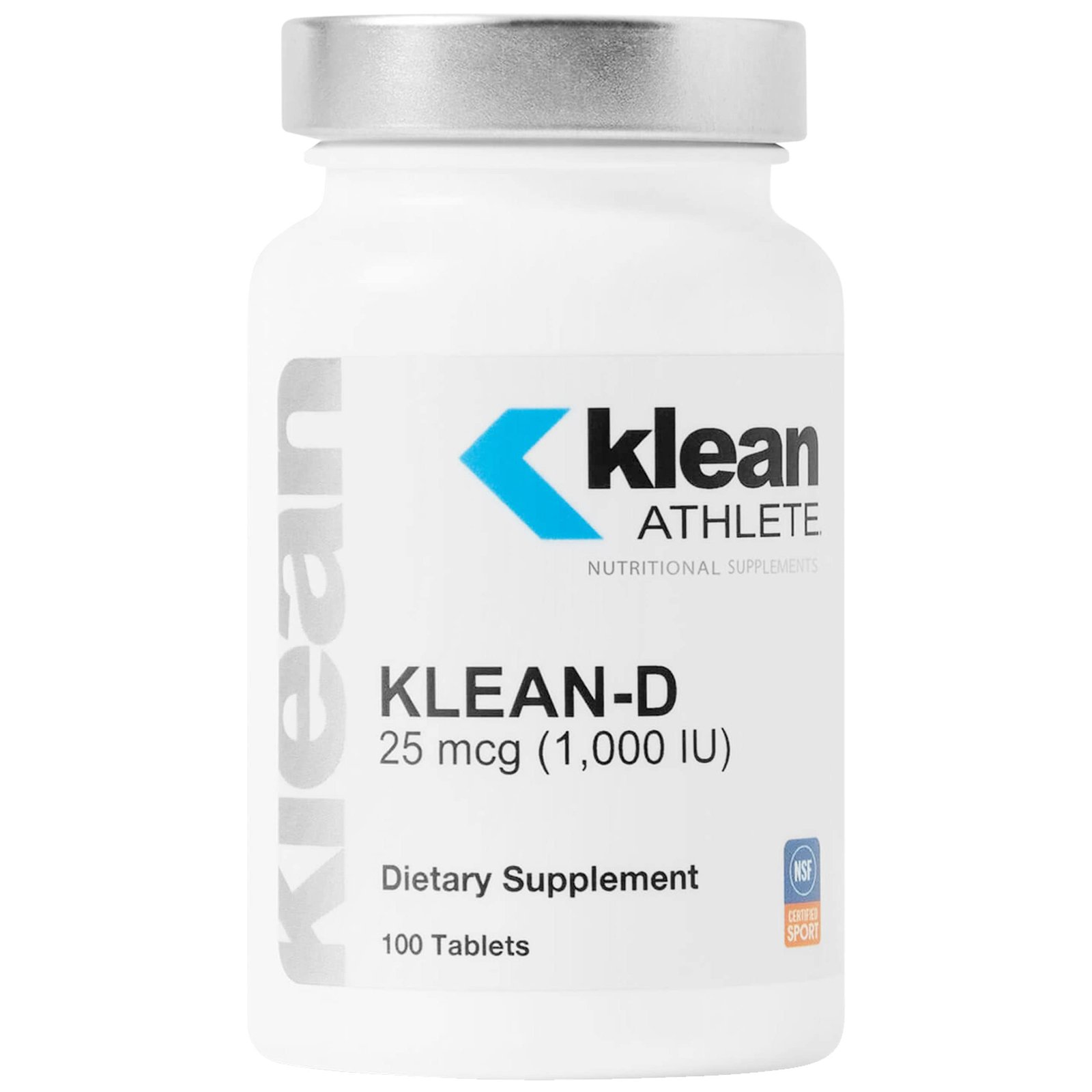 Klean Athlete Klean-D Vitamin D3 1,000 IU (100 Tablets)