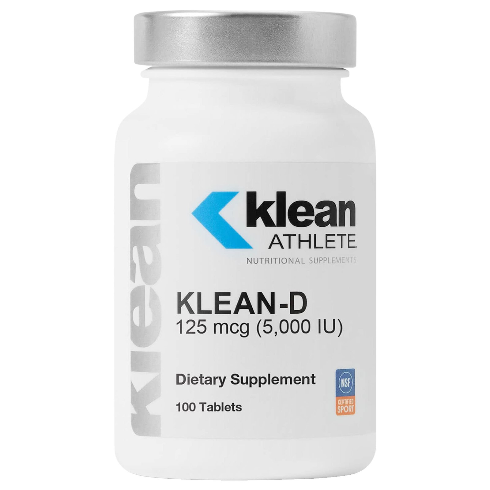 Klean Athlete Klean-D Vitamin D3 5000 IU (100 Tablets)