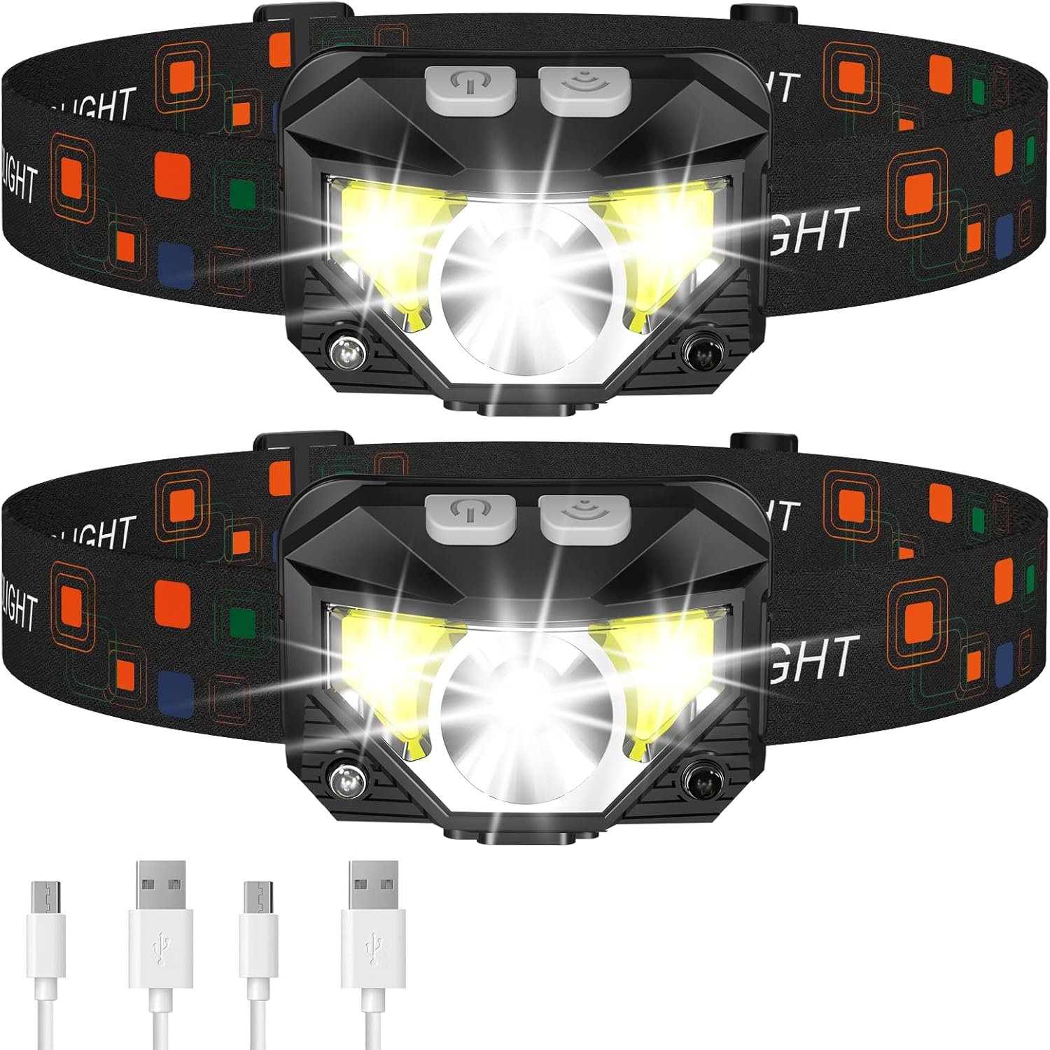 LHKNL Rechargeable Headlamp