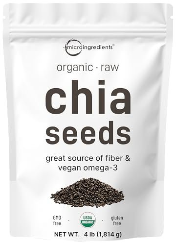 Micro Ingredients Organic Chia Seeds (4 lb)