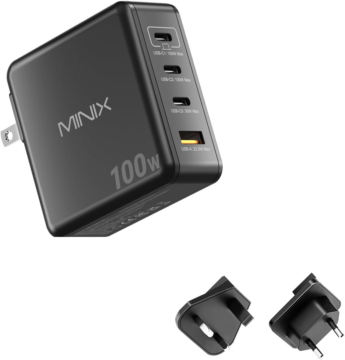 MINIX 100W USB C 4-Port Charger