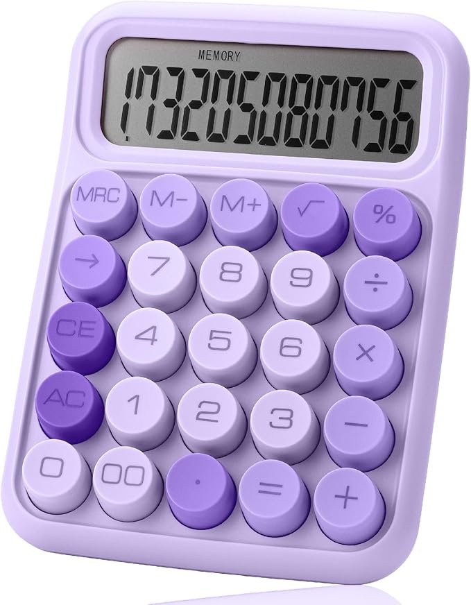 Mr. Pen Mechanical Switch Calculator Purple