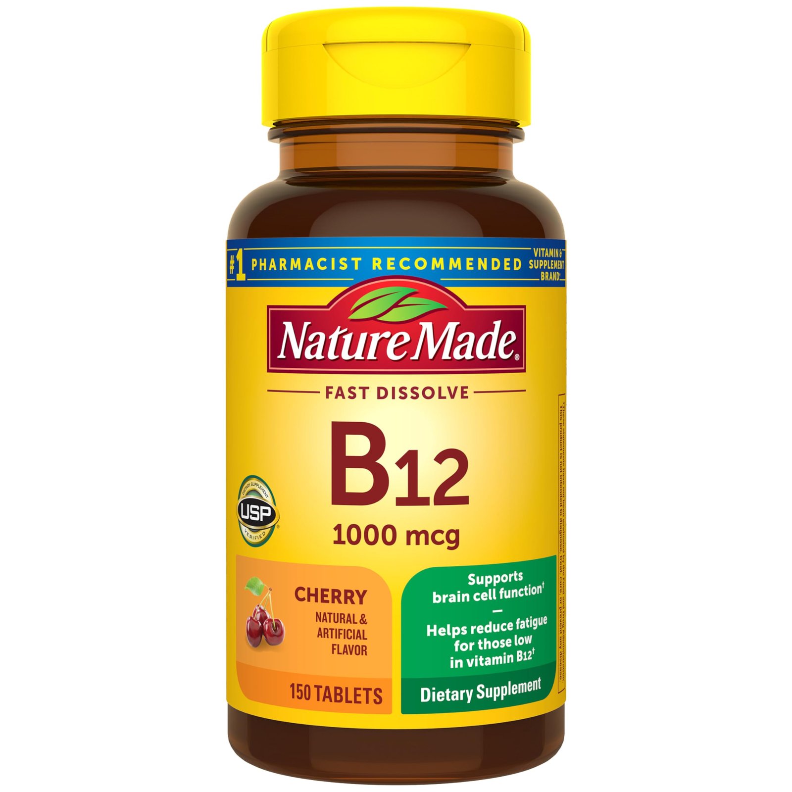 Nature Made Vitamin B12 1000 mcg Sublingual (150 Lozenges)