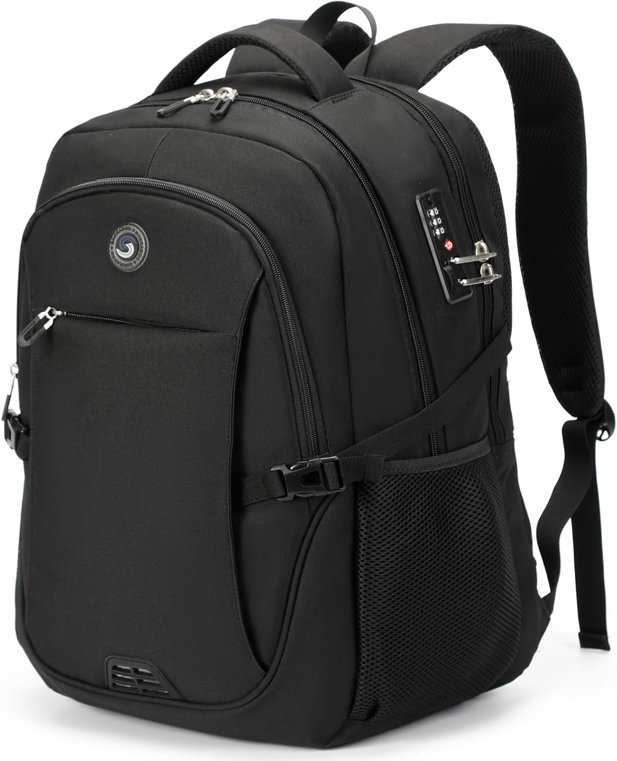 SHRRADOO Travel Laptop Backpack for Men Women with anti-theft lock