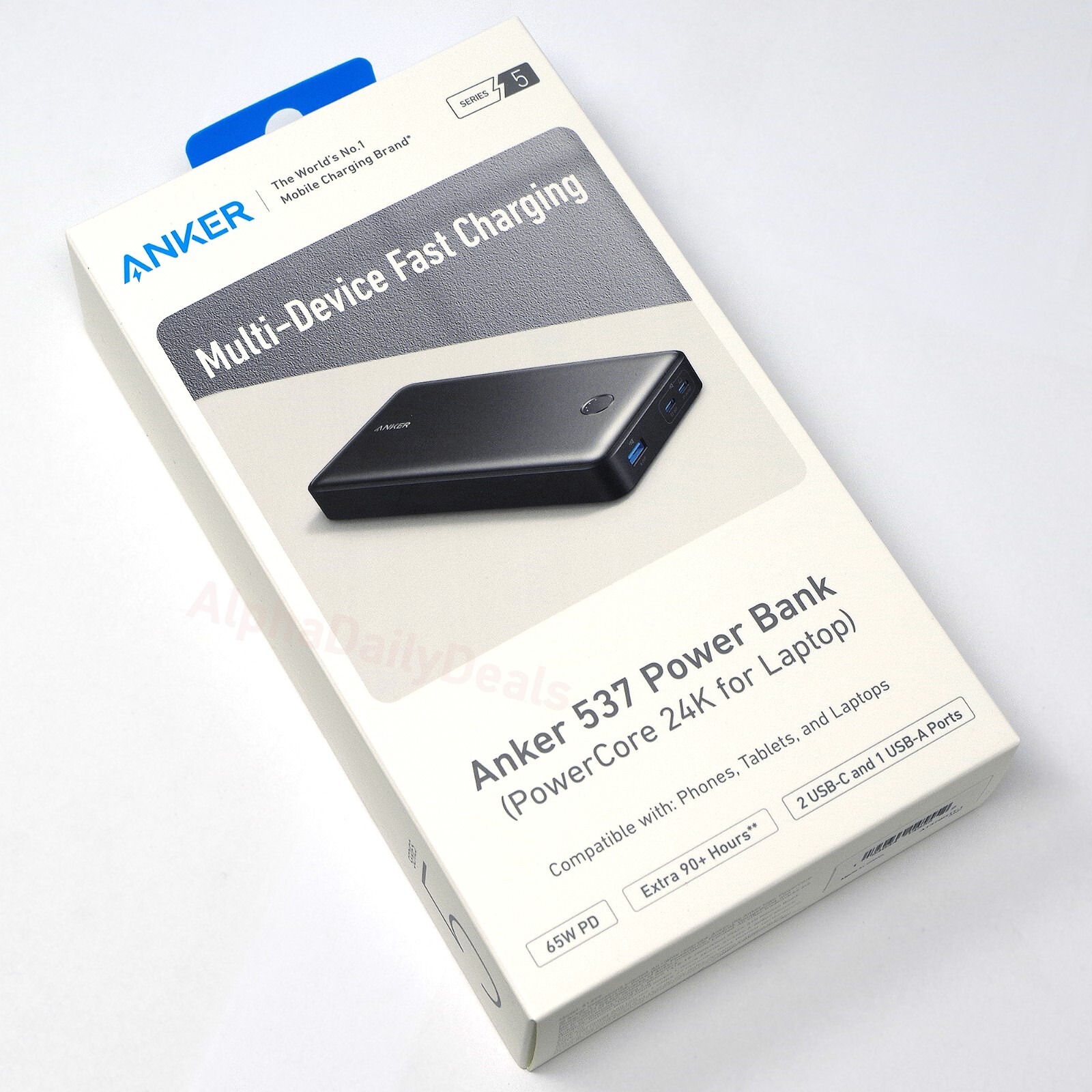 Anker 24000mAh 65W portable charger power bank