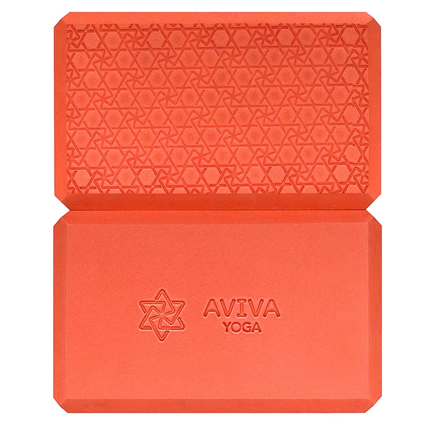 AVIVA YOGA foam yoga block set of two