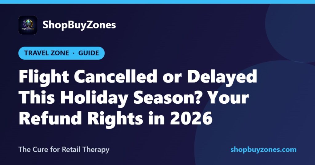 Flight Cancelled or Delayed This Holiday Season? Your Refund Rights in 2026 Flight Cancelled or Delayed This Holiday Season? Your Refund Rights in 2026